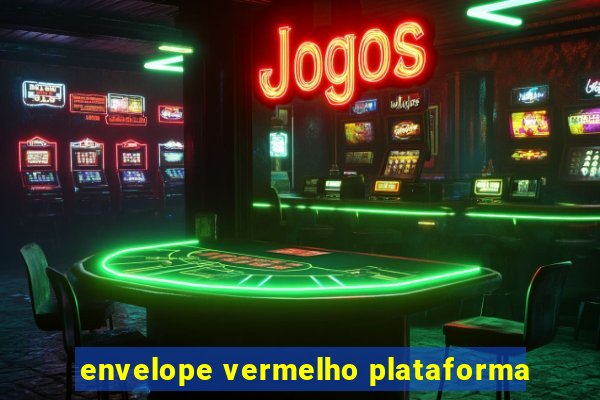 envelope vermelho plataforma